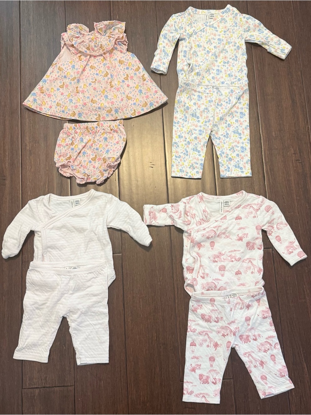 Janie and Jack 0-3 Month Girl Bundle